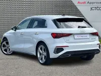 Used Audi A3 S-Line 147 HP (108 kW) 2023 White Sedan
