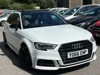 Used Audi A3 S-Line 150 HP (110 kW) 2017 White Hatchback