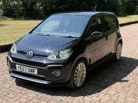 Used VW up! high up! 90 HP (66 kW) 2017 Black Hatchback