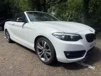 Used BMW 220 Sport Line 2018 White Cabriolet