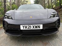 Used Porsche Taycan Performance Package 350 kW (476 HP) 2021 Black Sedan