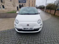 Used Fiat 500 Lounge 69 HP (50 kW) 2014 White Hatchback