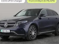 Used Mercedes EQC400 AMG line 300 kW (408 HP) 2022 Blue SUV