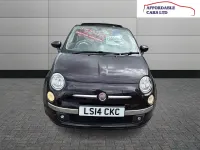 Used Fiat 500 Lounge 69 HP (50 kW) 2014 Purple Cabriolet