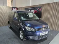 Used VW Caddy Maxi Life 102 HP (75 kW) 2015 Blue MPV