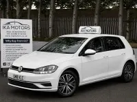 Used VW Golf VII SE 110 HP (80 kW) 2018 White Hatchback