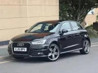 Used Audi A1 Sportback S-Line 116 HP (85 kW) 2015 Black Hatchback