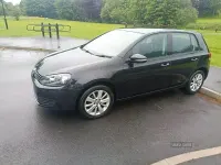 Used VW Golf VI Match 105 HP (77 kW) 2011 Black Hatchback
