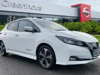 Used Nissan Leaf Tekna 110 kW (150 HP) 2019 White Hatchback