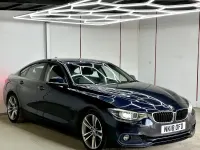 Used BMW 420 Coupé Sport Line 184 HP (135 kW) 2018 Blue Coupe