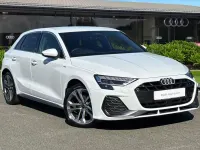 Used Audi A3 S-Line 150 HP (110 kW) 2025 White Hatchback
