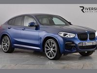 Used BMW X4 M Sport 190 HP (139 kW) 2019 Tanzanite blue SUV