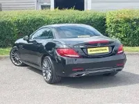 Used Mercedes SLC180 AMG line 156 HP (114 kW) 2017 Black Cabriolet