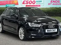 Used Audi A1 Sportback S-Line 125 HP (91 kW) 2018 Black Hatchback
