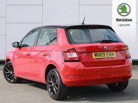 Used Skoda Fabia Colour Edition 94 HP (69 kW) 2019 Corrida red black magic pearl effect Hatchback