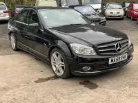Used Mercedes C220 168 HP (123 kW) 2009 Black Sedan