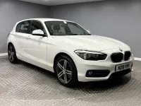 Used BMW 120 Sport Line 181 HP (133 kW) 2018 White Hatchback