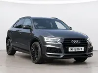 Used Audi Q3 Black Edition 177 HP (130 kW) 2018 Grey SUV