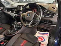 Used BMW 218 Sport Line 136 HP (100 kW) 2015 Blue MPV