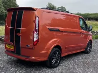 Used Ford Transit Custom Sport 170 HP (125 kW) 2019 Orange Van