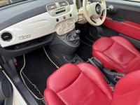 Used Fiat 500 Lounge 69 HP (50 kW) 2008 White Hatchback