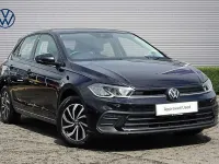 Used VW Polo Life 95 HP (69 kW) 2024 Black Hatchback