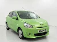 Used Mitsubishi Mirage 79 HP (58 kW) 2013 Green Hatchback
