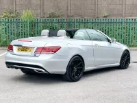 Used Mercedes E350 AMG line 2015 Silver Cabriolet