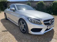 Used Mercedes C220 AMG line 2016 Silver Coupe