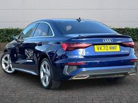 Used Audi A3 S-Line 110 HP (80 kW) 2021 Blue Sedan