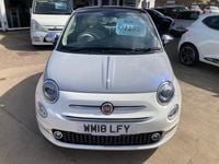 Used Fiat 500 Collezione 69 HP (50 kW) 2018 White grey Hatchback