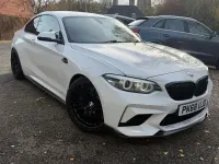 Begagnad BMW M2 Competition Edition 2018 Vit Sportkupé