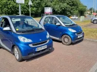 Used Smart ForTwo Coupé Passion 2009 Blue & grey Coupe