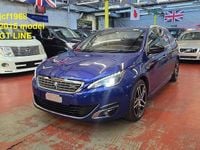 Used Peugeot 308 SW GT-line 130 HP (95 kW) 2015 Blue Estate