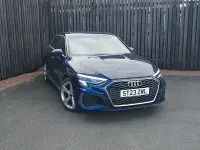 Used Audi A3 S-Line 110 HP (80 kW) 2023 Blue Sedan