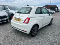 Used Fiat 500 Collezione 69 HP (50 kW) 2018 White Hatchback