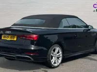 Used Audi A3 Cabriolet S-Line 150 HP (110 kW) 2019 Black Cabriolet