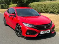 Used Honda Civic SR 129 HP (94 kW) 2018 Red Hatchback