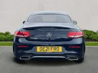 Used Mercedes C200 AMG line 2021 Blue Coupe