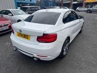 Used BMW 218 Sport Line 136 HP (100 kW) 2018 White Coupe