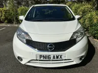 Begagnad Nissan Note Tekna 90 HK (66 kW) 2016 Vit Halvkombi