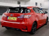 Used Lexus CT200h Sport Line 2017 Red/black Hatchback