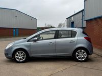Used Vauxhall Corsa Design Edition 89 HP (65 kW) 2009 Blue Hatchback