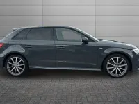 Used Audi A3 Black Edition 150 HP (110 kW) 2018 Nano grey Sedan