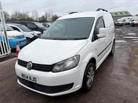 Used VW Caddy Trendline 102 HP (75 kW) 2014 White MPV
