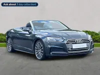 Used Audi A5 Cabriolet S-Line 190 HP (139 kW) 2019 Grey Cabriolet