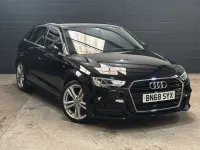 Used Audi A3 Sportback S-Line 150 HP (110 kW) 2018 Black Hatchback