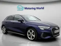 Used Audi A3 Sportback S-Line 110 HP (80 kW) 2023 Blue Hatchback