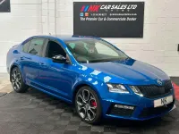 Used Skoda Octavia vRS 184 HP (135 kW) 2017 Blue Hatchback