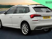 Used Skoda Kamiq SE L 81 HP (59 kW) 2021 Moon white metallic SUV